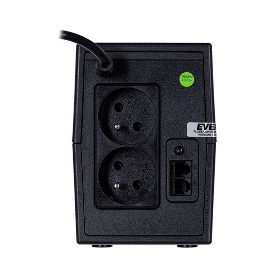 Ever EASYLINE 650 AVR USB Line-Interactive 0.65 kVA 360 W - UPS & Surge Protectors - Surge Protection - Techbox