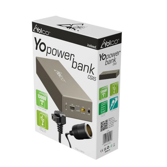 External battery powerbank for Yolco CSX5 refrigerators - UPS Batteries - Surge Protection - Techbox