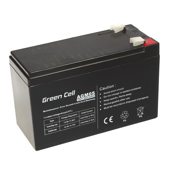 Green Cell AGM05 UPS battery Sealed Lead Acid (VRLA) 12 V 7.2 Ah | Techbox