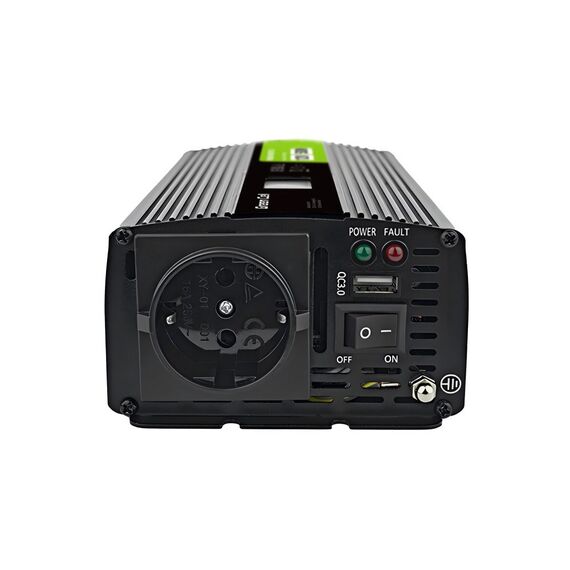 Green Cell PowerInverter LCD 12V 500W/10000W car inverter with display - pure sine wave - Various - Auto & Moto - Techbox
