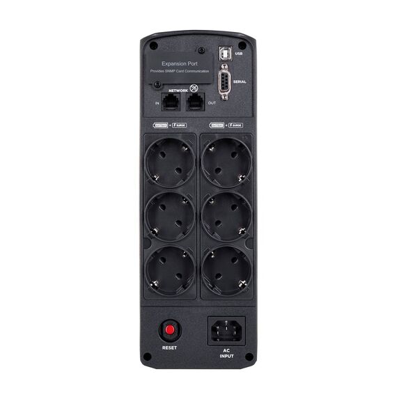 CyberPower CP1600EPFCLCD uninterruptible power supply (UPS) Line-Interactive 1.6 kVA 1000 W 6 AC outlet(s) | Techbox