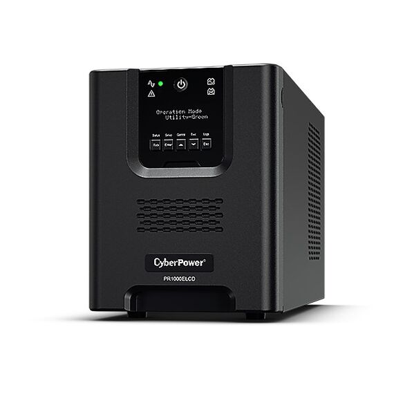 CyberPower PR1000ELCD uninterruptible power supply (UPS) Line-Interactive 1 kVA 900 W 8 AC outlet(s) | Techbox