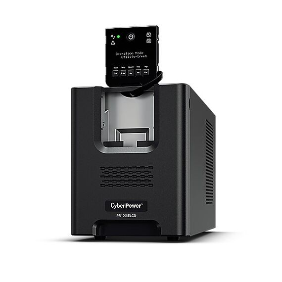 CyberPower PR1000ELCD uninterruptible power supply (UPS) Line-Interactive 1 kVA 900 W 8 AC outlet(s) | Techbox