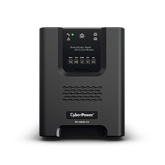 CyberPower PR1000ELCD uninterruptible power supply (UPS) Line-Interactive 1 kVA 900 W 8 AC outlet(s) | Techbox