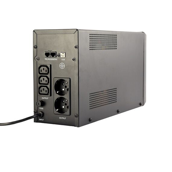 Gembird EG-UPS-035 uninterruptible power supply (UPS) Line-Interactive 2 kVA 1200 W 5 AC outlet(s) | Techbox