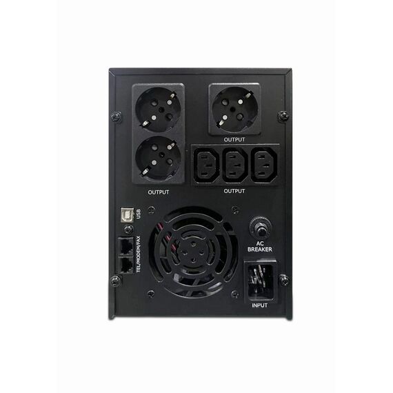 Gembird EG-UPS-036 uninterruptible power supply (UPS) Line-Interactive 3 kVA 1800 W 6 AC outlet(s) | Techbox