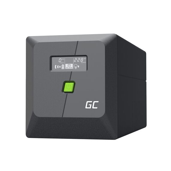 Green Cell uninterruptible power supply (UPS) Line-Interactive 1 kVA 600 W 4 AC outlet(s) | Techbox