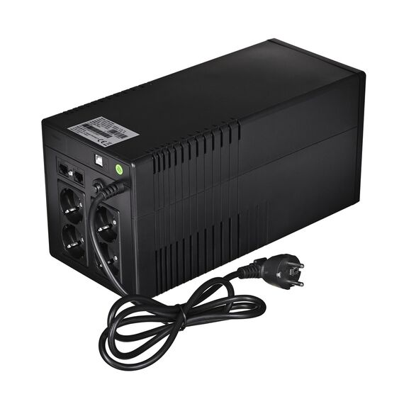 Green Cell UPSLP700 uninterruptible power supply (UPS) Line-Interactive 1 kVA 700 W 4 AC outlet(s) | Techbox
