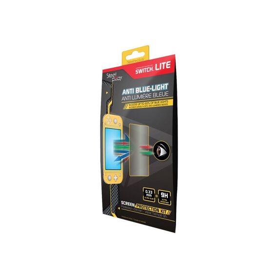 Steelplay Screen Protection Kit 9H Anti Blue-Light Tempered Glass - Switch Lite / Nintendo Switch - Nintendo Switch Games - Games - Techbox