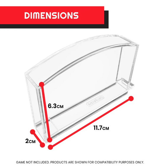 EVORETRO - PREMIUM Acrylic Case for N64 Cartridge pack of 2 - Nintendo Switch Accessories - Accessories for Consoles - Techbox