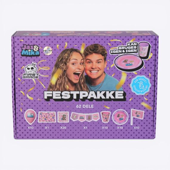 FIRSTGRADE - Partykit 10 pack - Jas&Mika / Baby and Children