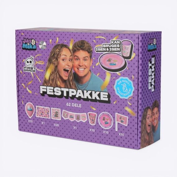 FIRSTGRADE - Partykit 10 pack - Jas&Mika / Baby and Children