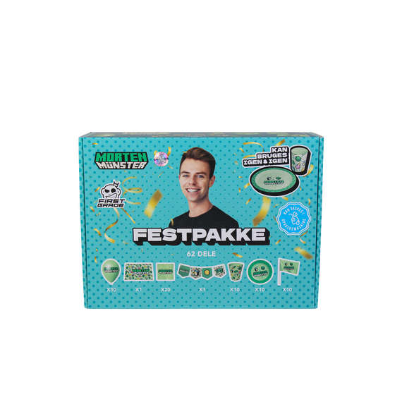 FIRSTGRADE - Partykit 10 pack - Morten Münster / Baby and Children