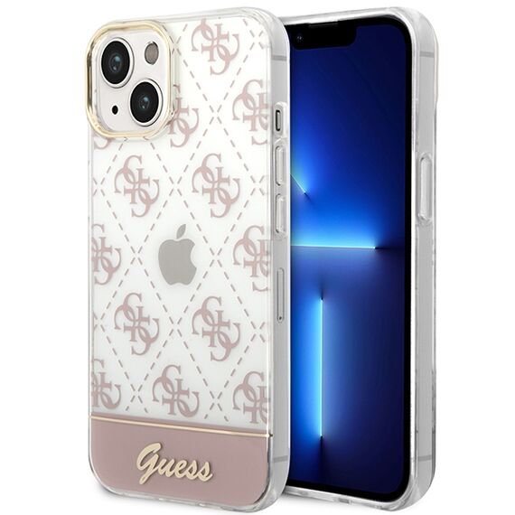Guess GUHCP14MHG4MHP iPhone 14 Plus 6.7 "pink / pink hardcase 4G Pattern Script - Uncategorized Cases (2) - Cases - Techbox