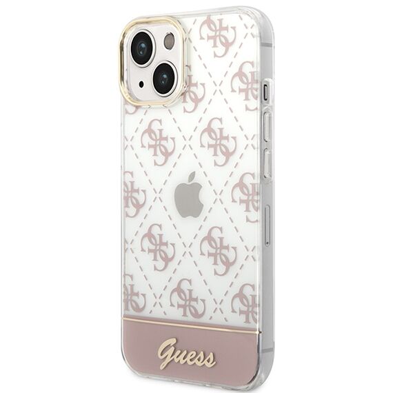 Guess GUHCP14MHG4MHP iPhone 14 Plus 6.7 "pink / pink hardcase 4G Pattern Script - Uncategorized Cases (2) - Cases - Techbox