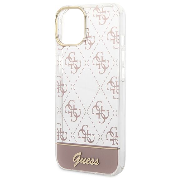 Guess GUHCP14MHG4MHP iPhone 14 Plus 6.7 "pink / pink hardcase 4G Pattern Script - Uncategorized Cases (2) - Cases - Techbox
