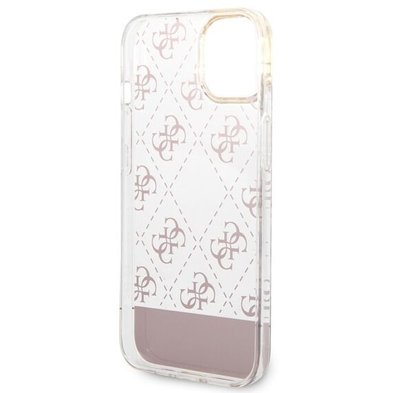 Guess GUHCP14MHG4MHP iPhone 14 Plus 6.7 "pink / pink hardcase 4G Pattern Script - Uncategorized Cases (2) - Cases - Techbox