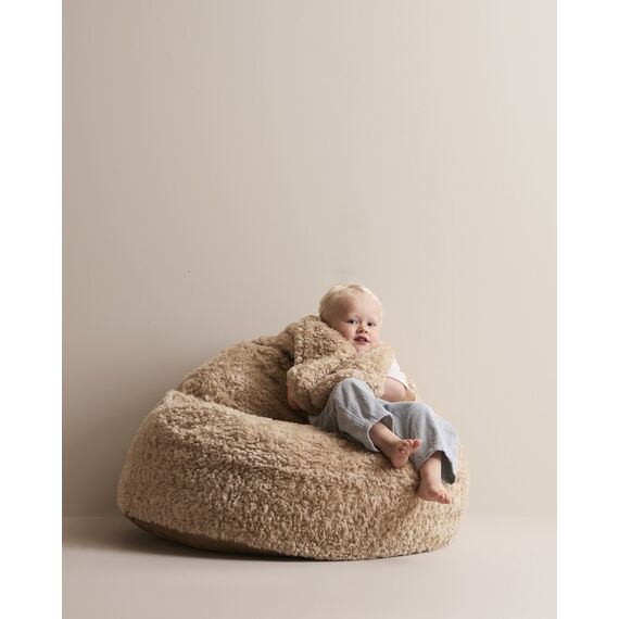 Kids Concept - Bean bag Snuggle - Beige - 82x84x54 cm / Baby and Children