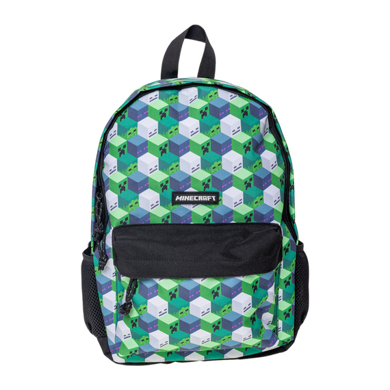 Minecraft – Backpack 38x28x13 cm + Drawstring Gym Bag 35x45 cm + Filled Double Decker (bundle) / Toys