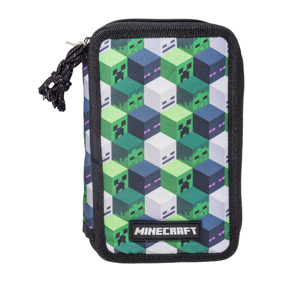 Minecraft – Backpack 38x28x13 cm + Drawstring Gym Bag 35x45 cm + Filled Double Decker (bundle) / Toys