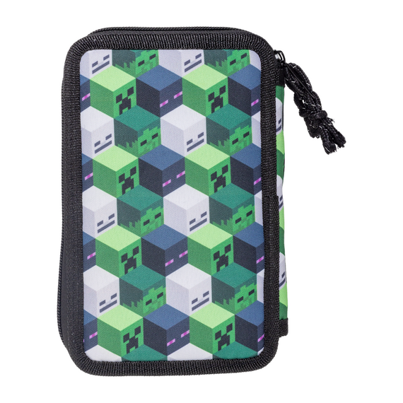 Minecraft – Backpack 38x28x13 cm + Drawstring Gym Bag 35x45 cm + Filled Double Decker (bundle) / Toys
