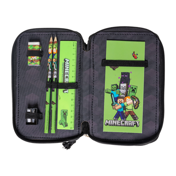 Minecraft – Backpack 38x28x13 cm + Filled Double Decker (bundle) / Toys