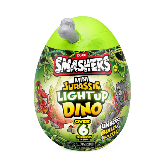Smashers - Mini Jurassic Light Up Dino Egg / Toys
