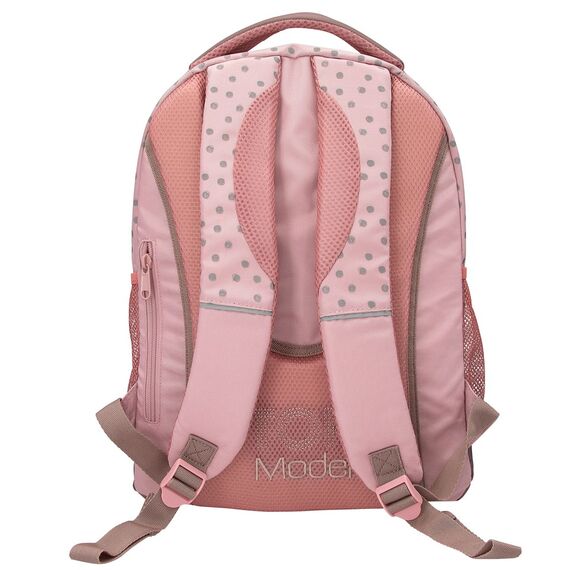 Topmodel - School Backpack DOTS - Rosé with Grey Dots / Toys
