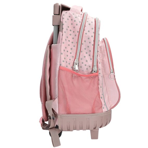 Topmodel - School Backpack Trolley - Rosé with Grey Polka Dots / Toys