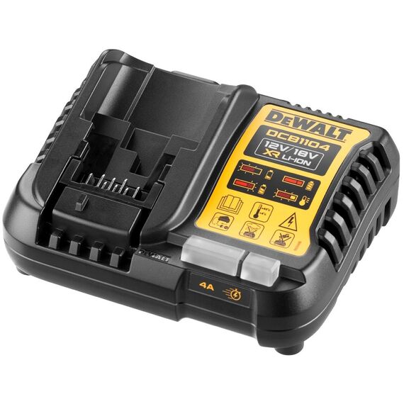 DeWalt DCB1104P2-QW Set charger DCB1104 + 2 batteries DCB184 18 V 5 Ah | Techbox