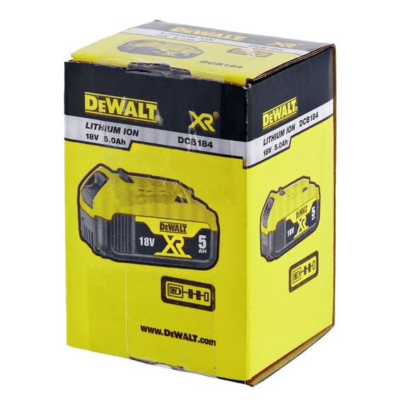 DeWALT DCB184-XJ cordless tool battery / charger | Techbox