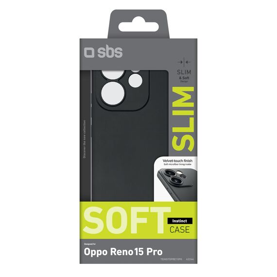 SBS Instinct Case for Oppo Reno 15 Pro - Black | Techbox