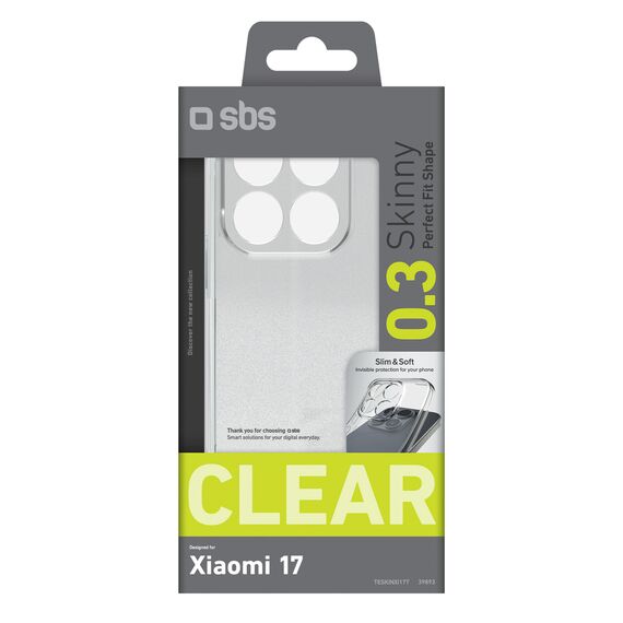 SBS Skinny Cover for Xiaomi 17 - transparent - Uncategorized Cases (2) - Cases - Techbox