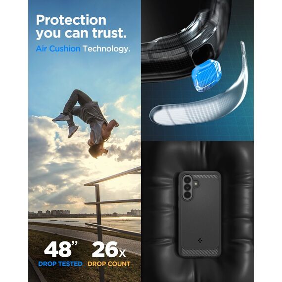 Spigen Rugged Armor Case for Samsung Galaxy A37 5G - Black