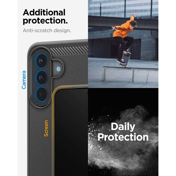 Spigen Rugged Armor Case for Samsung Galaxy A57 5G - Black