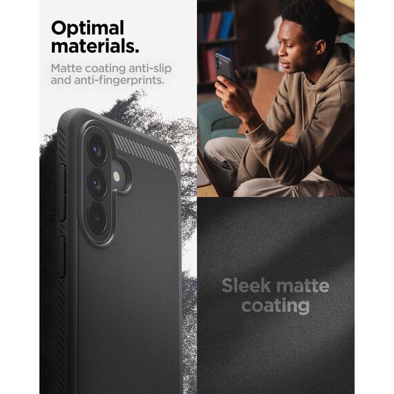 Spigen Rugged Armor Case for Samsung Galaxy A57 5G - Black