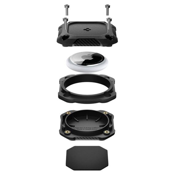 Spigen Tough Armor 4-Pack Case for Apple AirTag 1/2 - Black