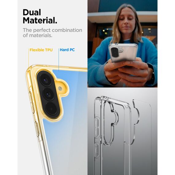 Spigen Ultra Hybrid Case for Samsung Galaxy A57 5G - Transparent