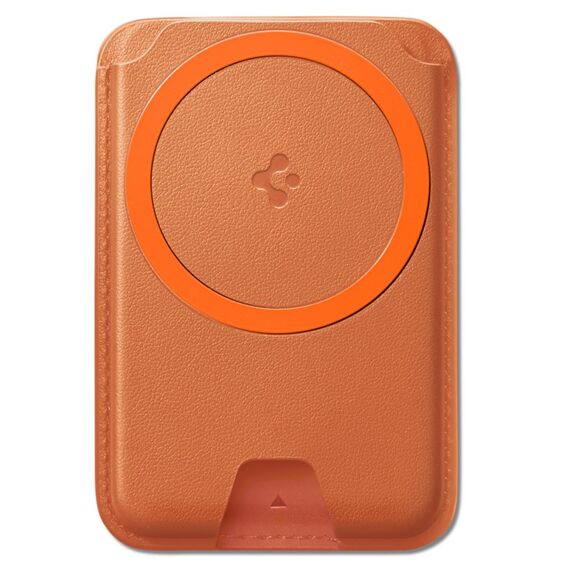 Spigen Valentinus MagFit+ MagSafe Magnetic Phone Wallet - Orange