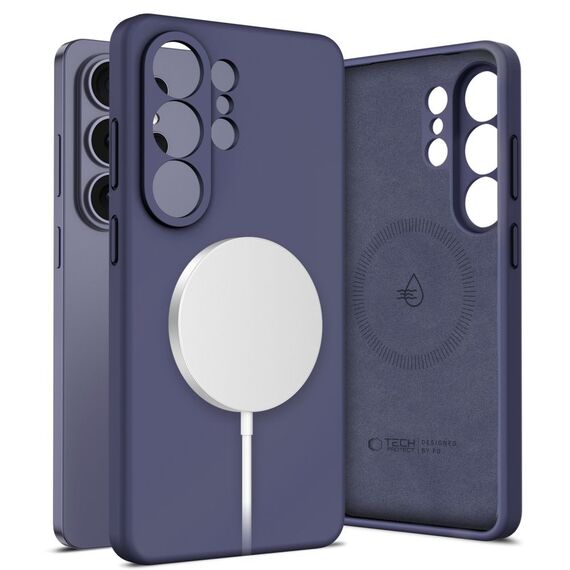 Tech-Protect Silicone MagSafe Case for Samsung Galaxy S26 Ultra - Purple