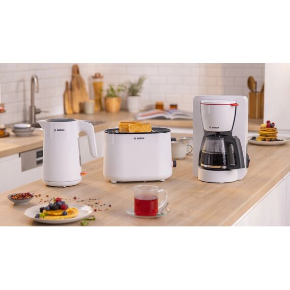 Bosch TWK2M161 electric kettle 1.7 L 2400 W White - Kettles - Coffee & Beverages - Techbox