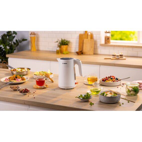 Bosch TWK2M161 electric kettle 1.7 L 2400 W White - Kettles - Coffee & Beverages - Techbox