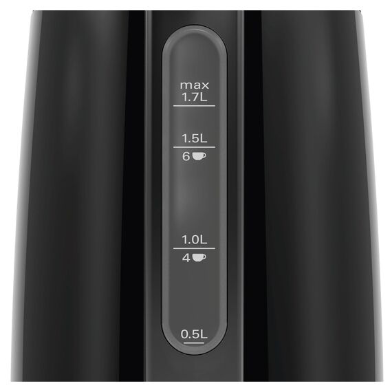 Bosch TWK3P423 electric kettle 1.7 L 2400 W Black | Techbox