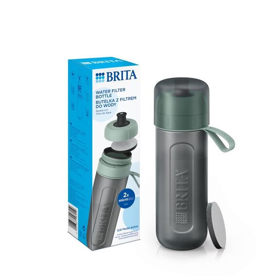 Brita Active green 2-disc filter bottle | Techbox