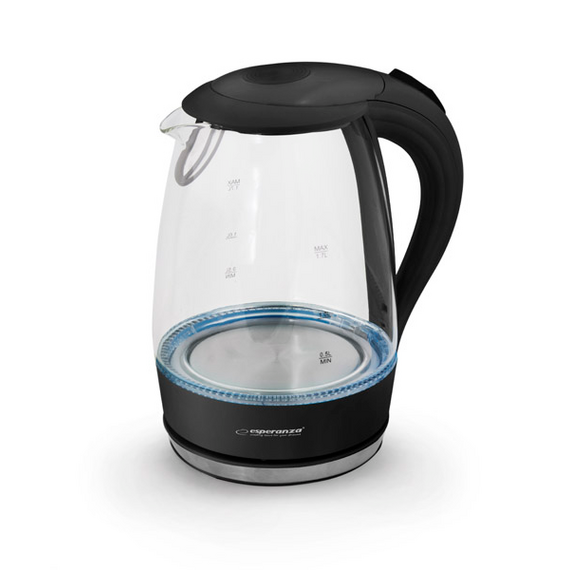 Esperanza EKK011K Electric kettle 1.7 L Black, Multicolor 2200 W | Techbox