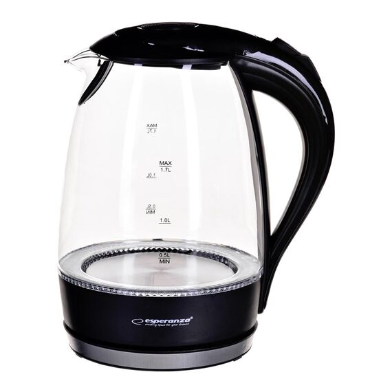 Esperanza EKK011K Electric kettle 1.7 L Black, Multicolor 2200 W | Techbox
