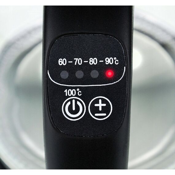 Esperanza EKK027 electric kettle 1.7 L 2200 W Black, Transparent | Techbox