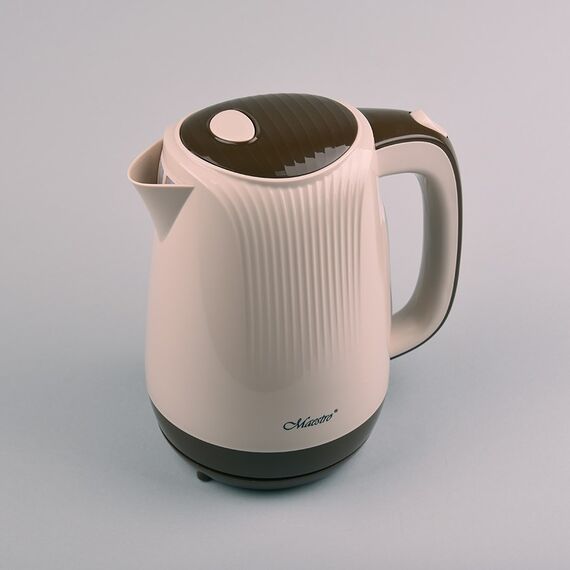 Feel-Maestro MR042 beige electric kettle 1.7 L Beige, Brown 2200 W - Kettles - Coffee & Beverages - Techbox