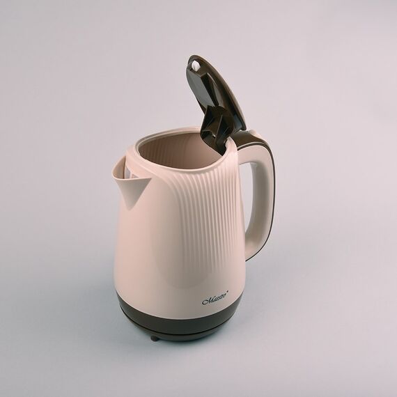 Feel-Maestro MR042 beige electric kettle 1.7 L Beige, Brown 2200 W - Kettles - Coffee & Beverages - Techbox