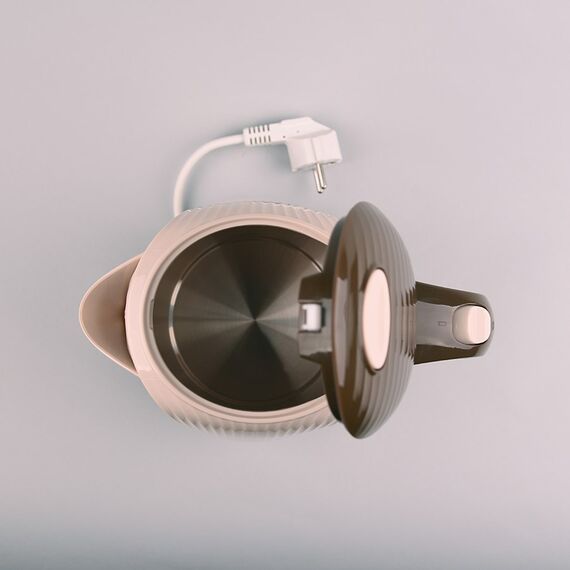 Feel-Maestro MR042 beige electric kettle 1.7 L Beige, Brown 2200 W - Kettles - Coffee & Beverages - Techbox